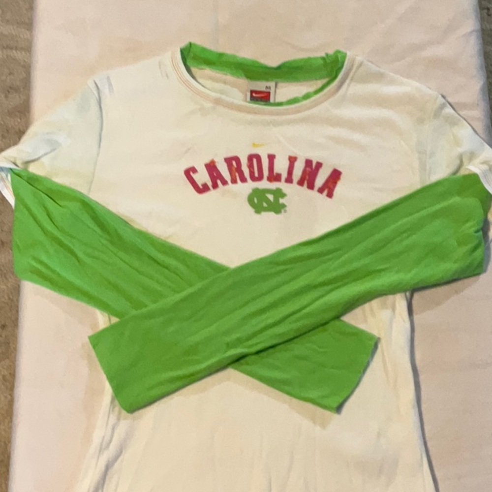Nike womens UNC tar heels long sleeve shirt